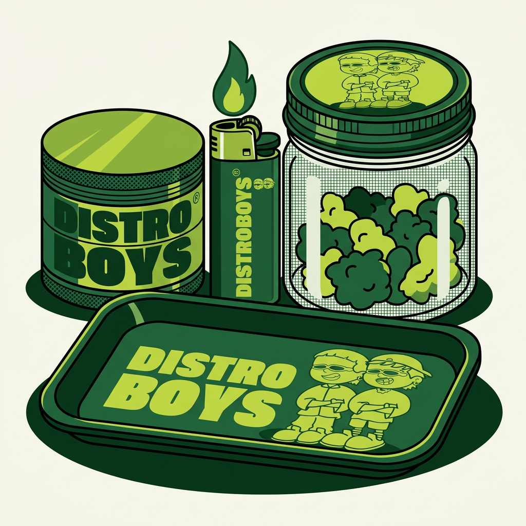 Cannabis Accessories — Grinders, lighters, jars & dispensary swag